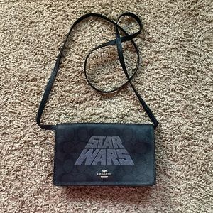 Coach Bags Star Wars X Coach Hayden Foldover Crossbody Color Black/Brown